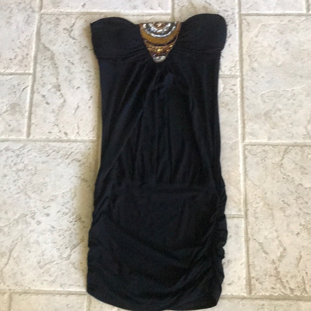 ☝️Little Black Dress with Gold emblem☝️